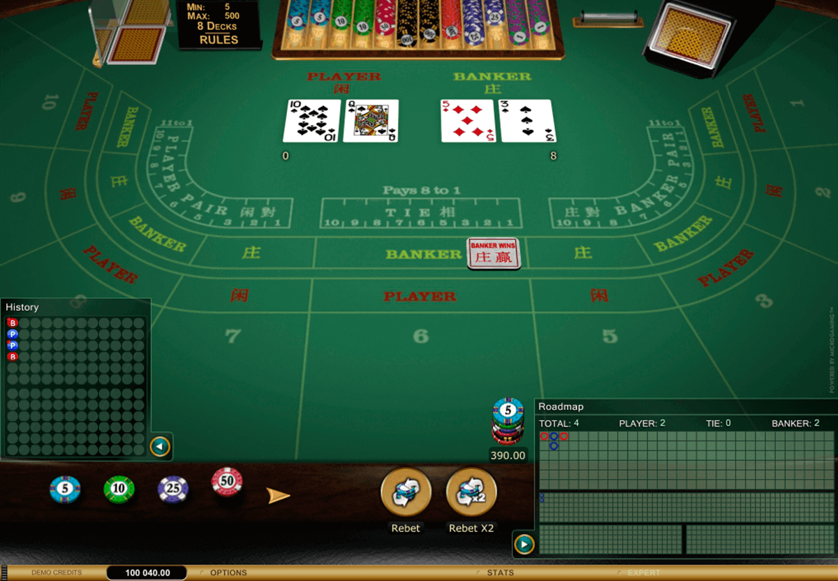 Play Free Baccarat Online