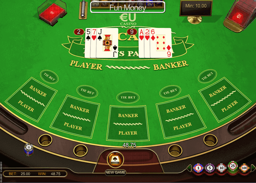 Play Baccarat Online Free