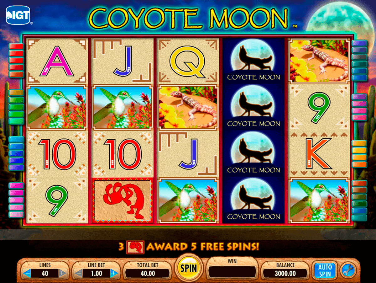 Coyote Moon Slot Machine