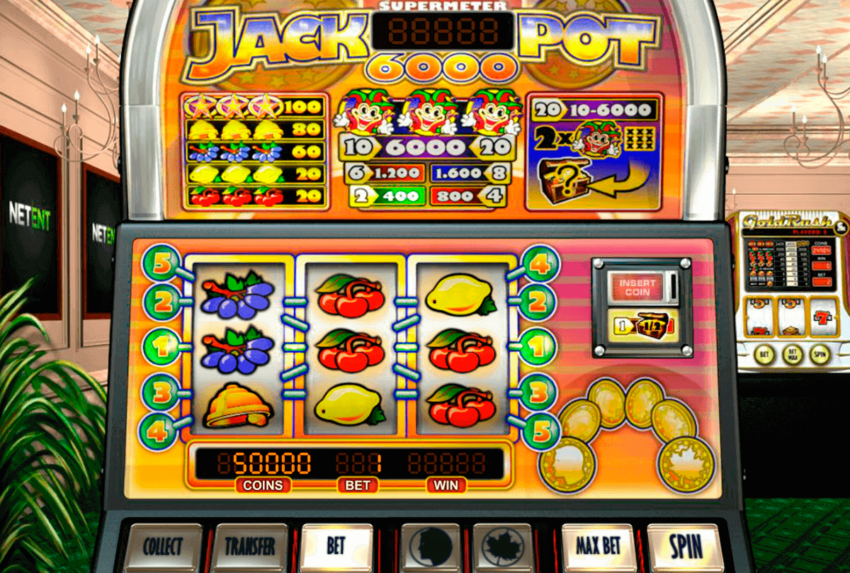 Play Jackpot 6000 FREE Slot NetEnt Casino Slots Online