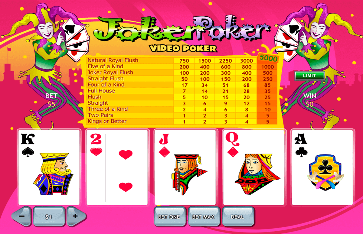 Free Joker Wild Poker