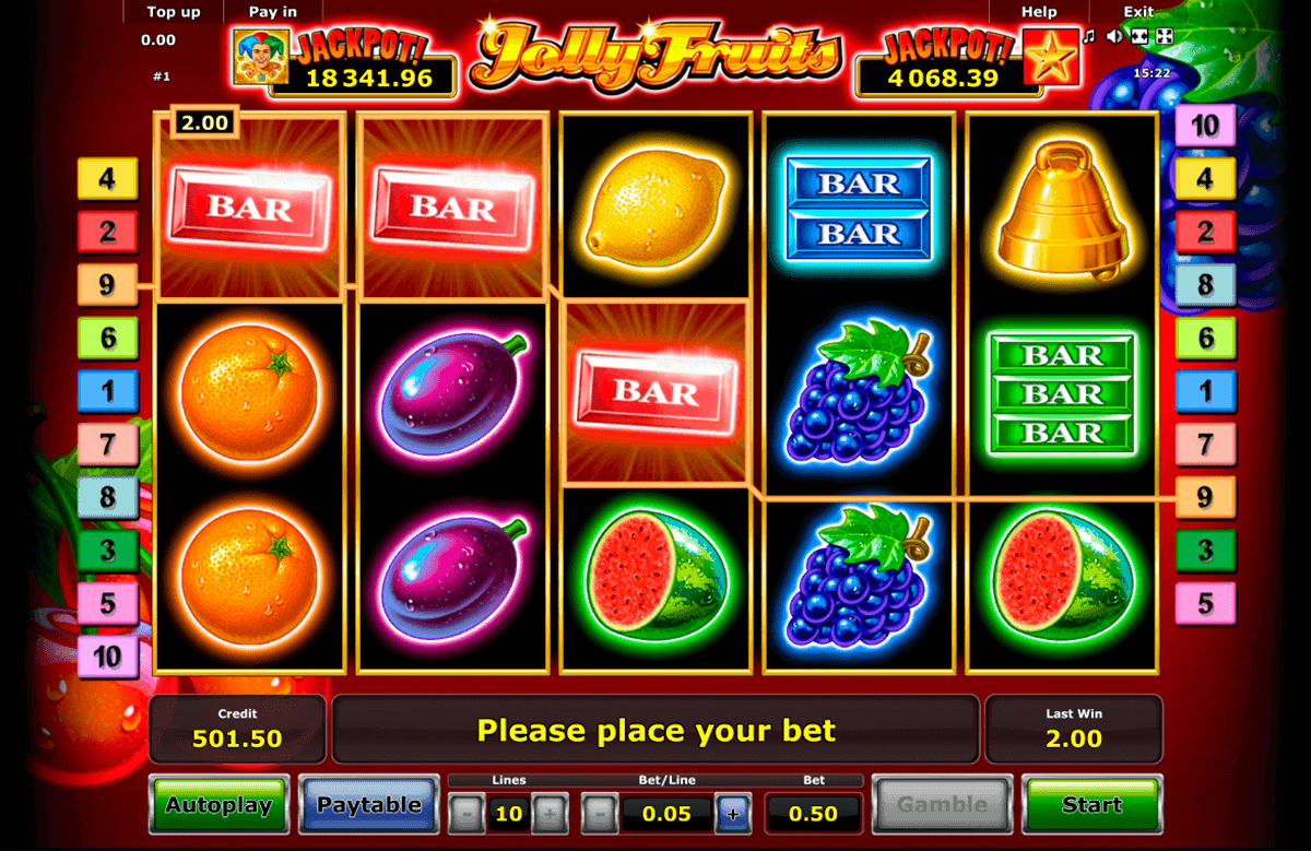 Play Jolly Fruits FREE Slot - Novomatic Casino Slots Online