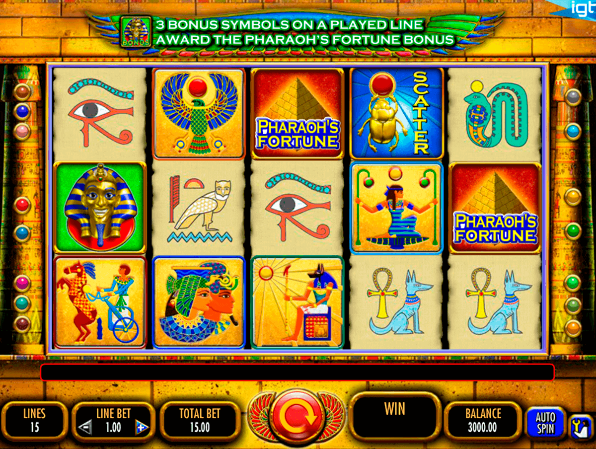 Play Pharaohs Fortune FREE Slot | IGT Casino Slots Online
