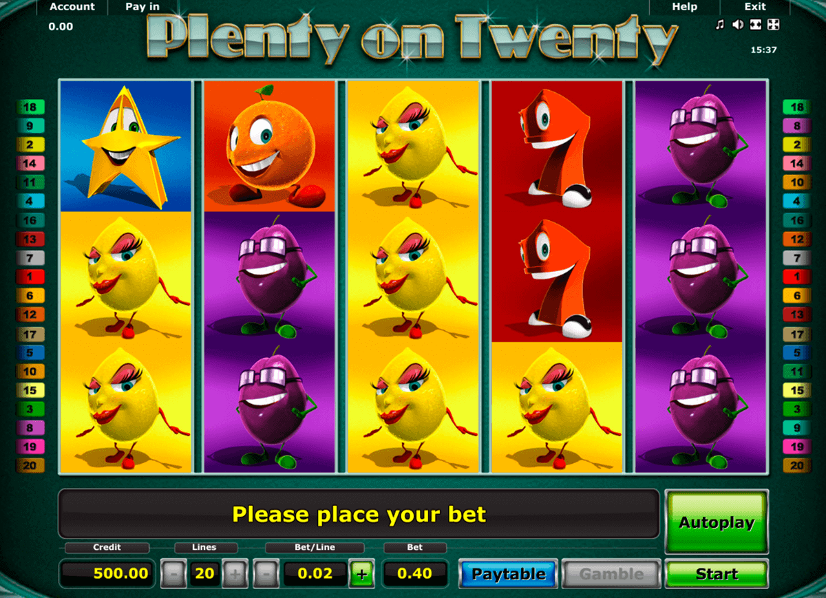 Plenty On Twenty Slot Free