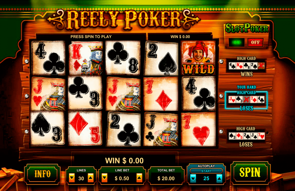 Play Reely Poker Slot Machine Free With No Download