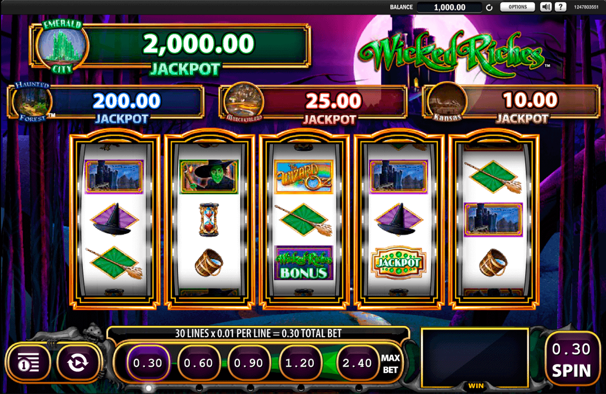 Wizard Of Oz Slot Games