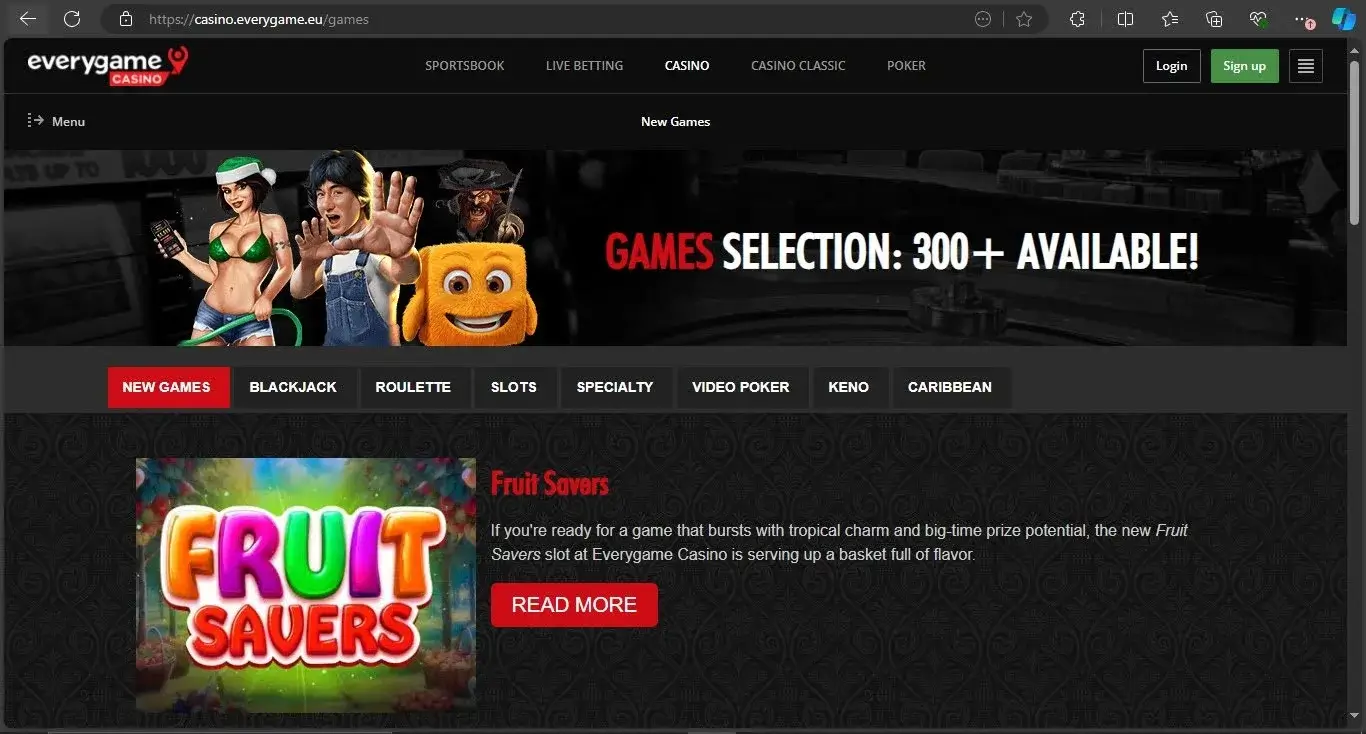 EveryGame Casino New Games Canada