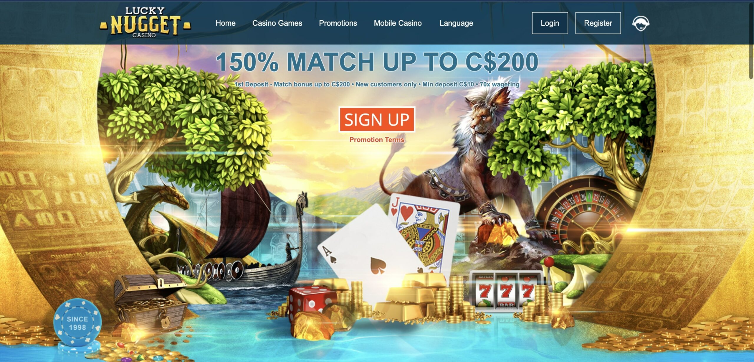 Lucky Nugget casino bonuses