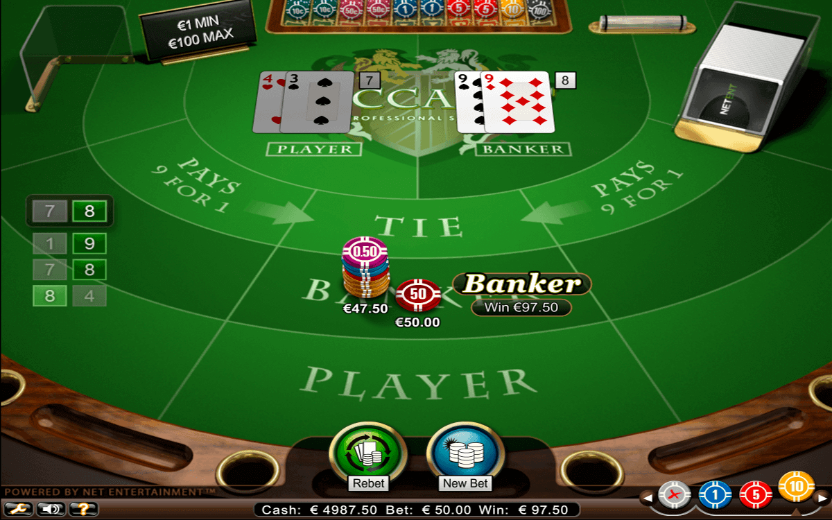 Play Baccarat For Free