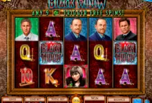 black widow igt free slot