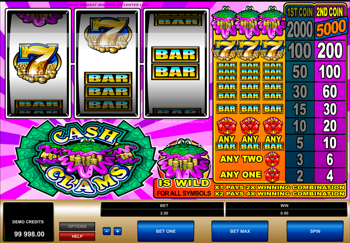 Unlimited demo cash clams microgaming casino slots wins reviews golf]