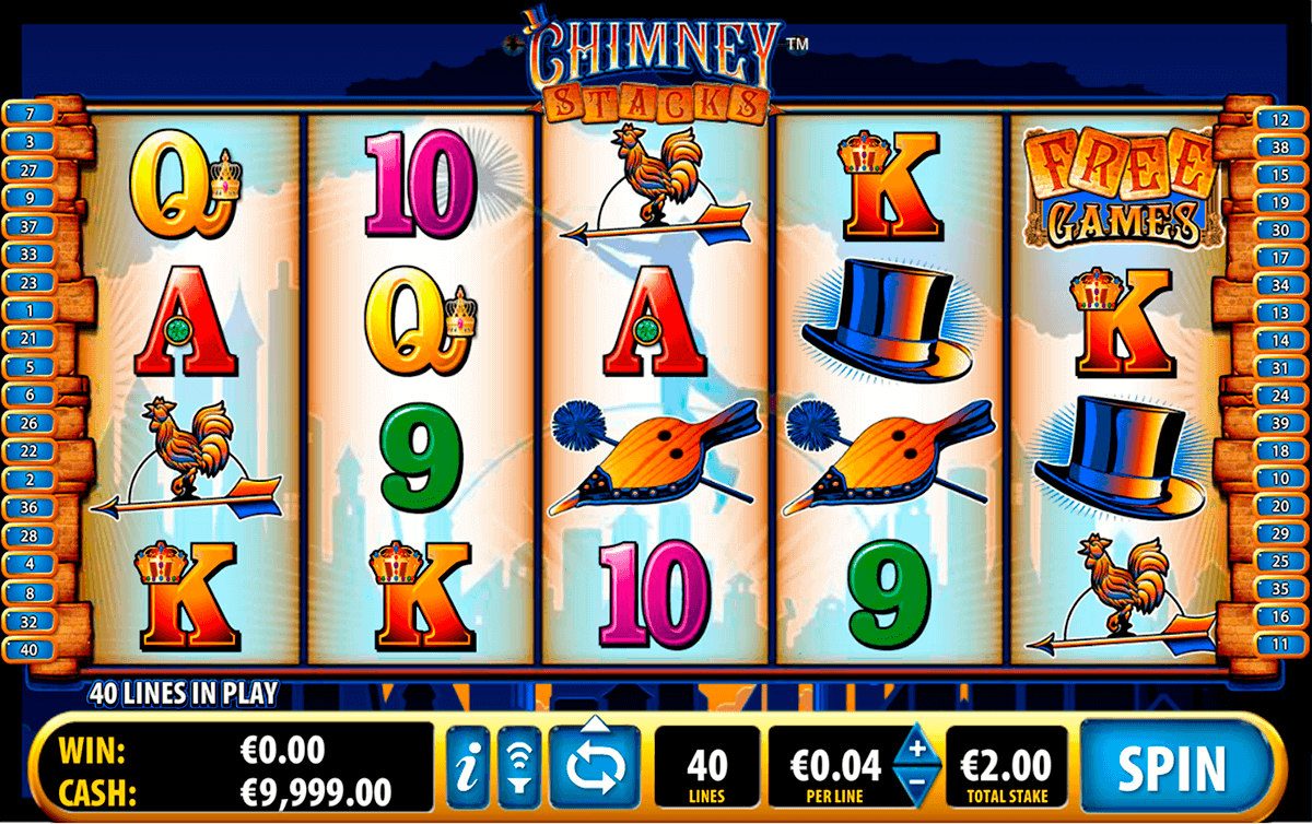 Grand chimney stacks bally slot game tokens