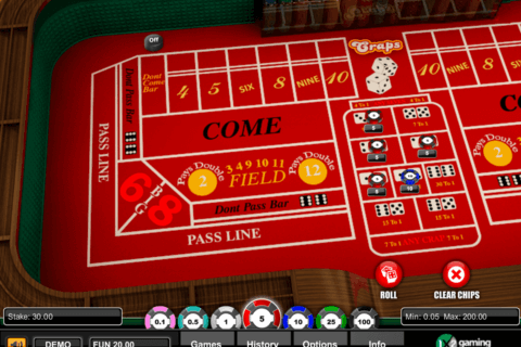 Free online casino games craps games