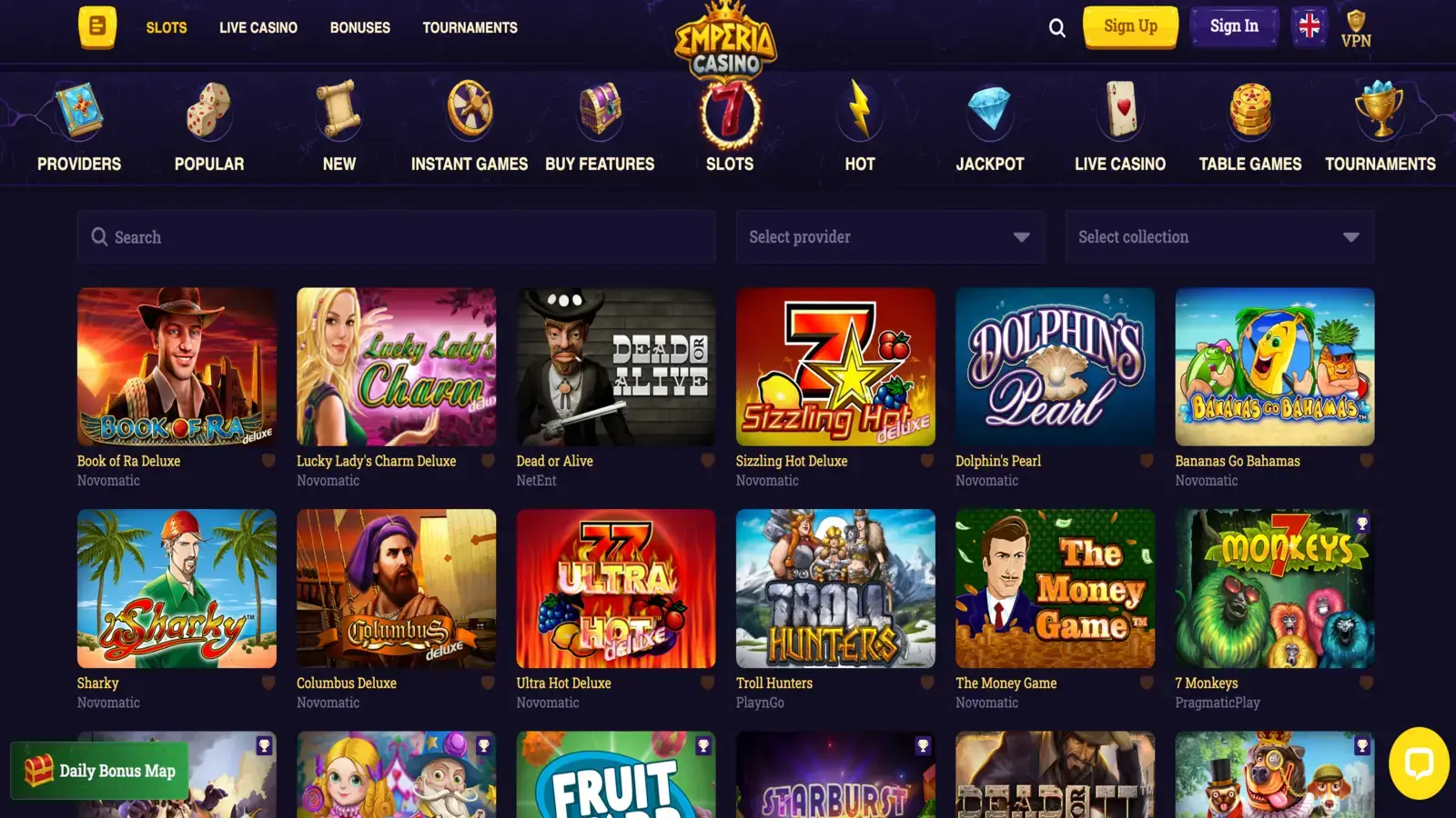 Emperia Casino Slots