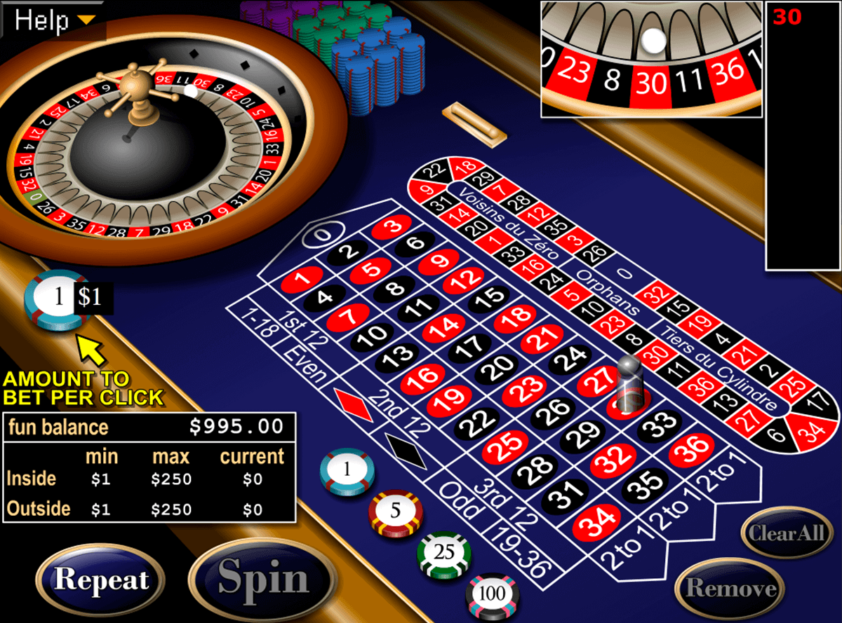 free casino games online roulette