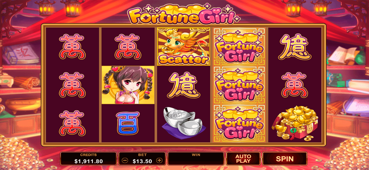 Free Spins at Microgaming Casinos for the New Fortune Girl Slot
