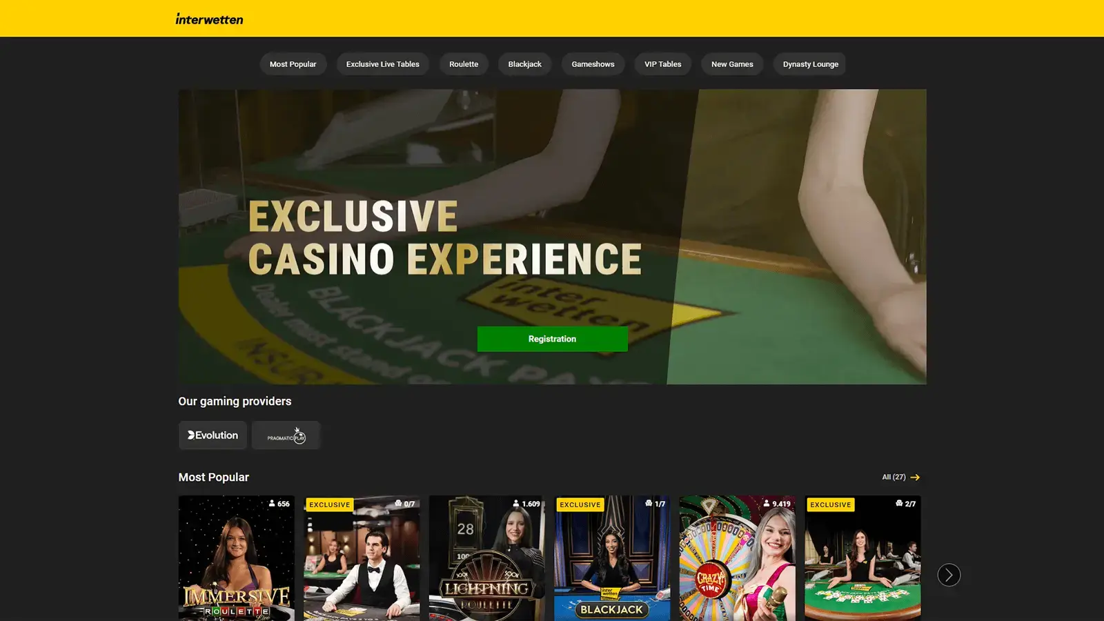 Interwetten Live Casino in Canada