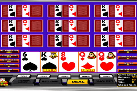 jacks or better betsoft video poker