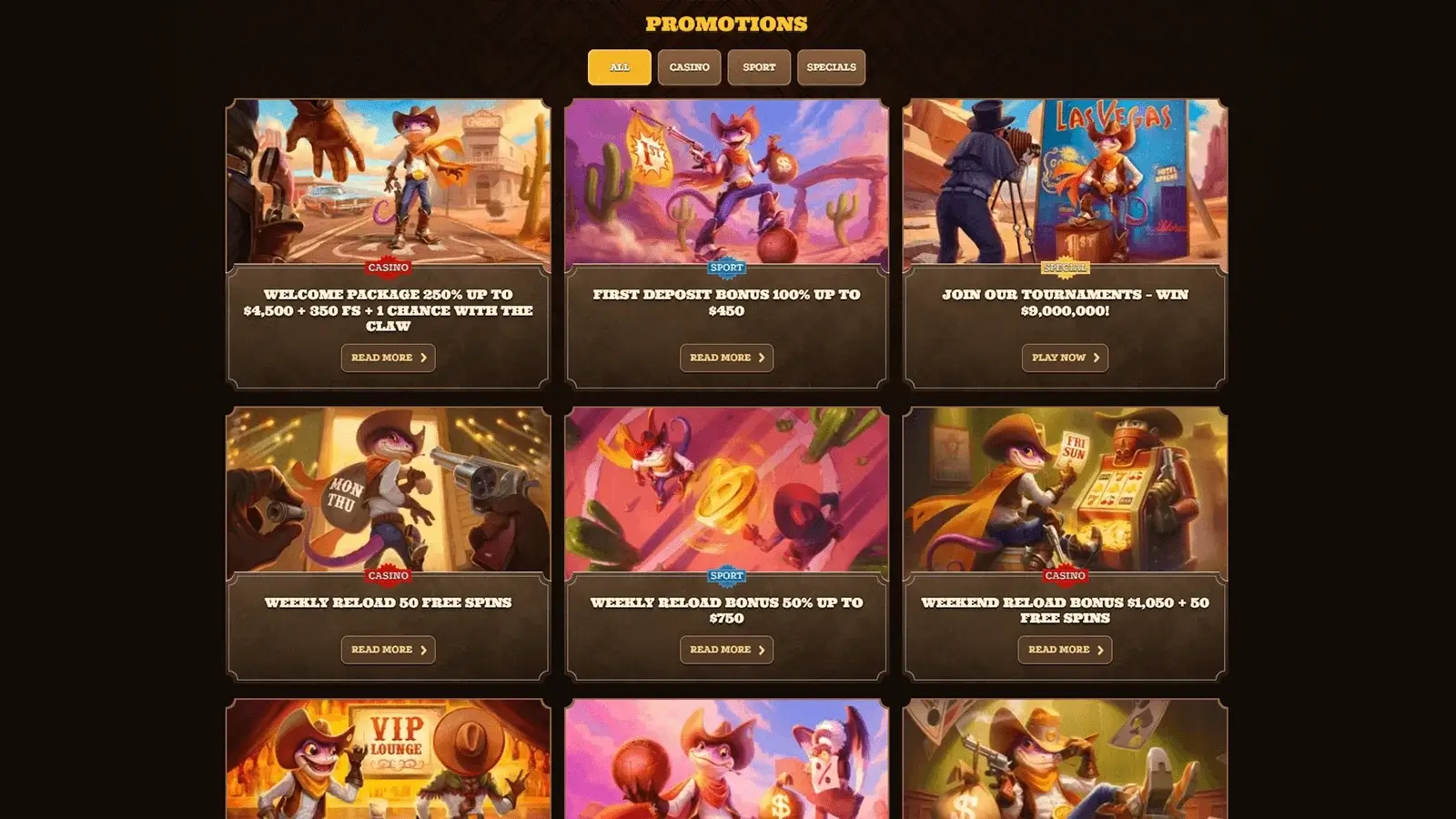 Lizaro Casino Promotions
