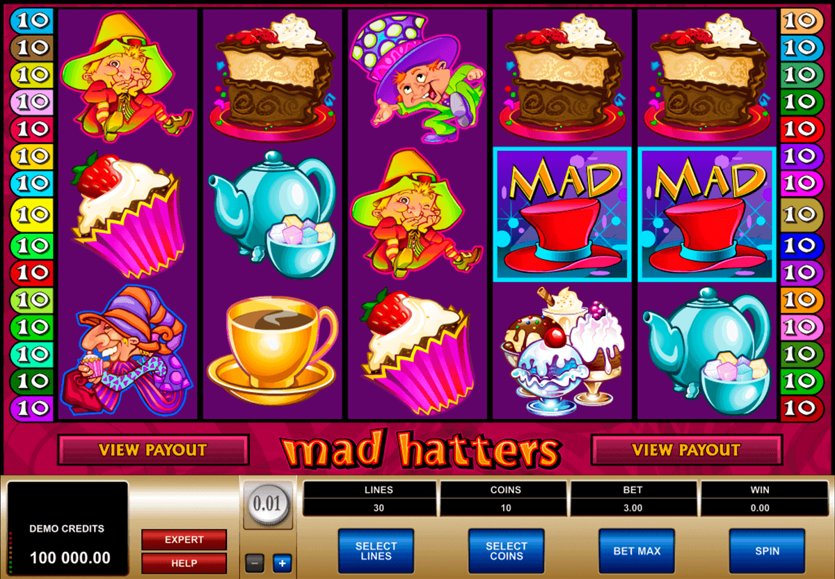 Enjoy the Mad Hatters Slots with No Download