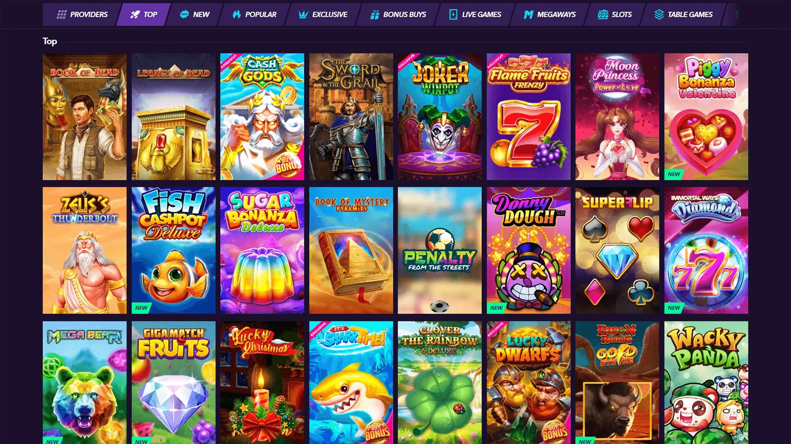 NaoBet Casino TOP Casino Games