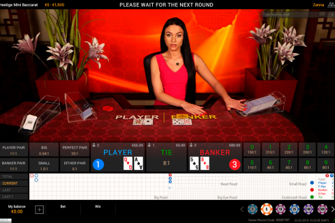 prestige baccarat playtech