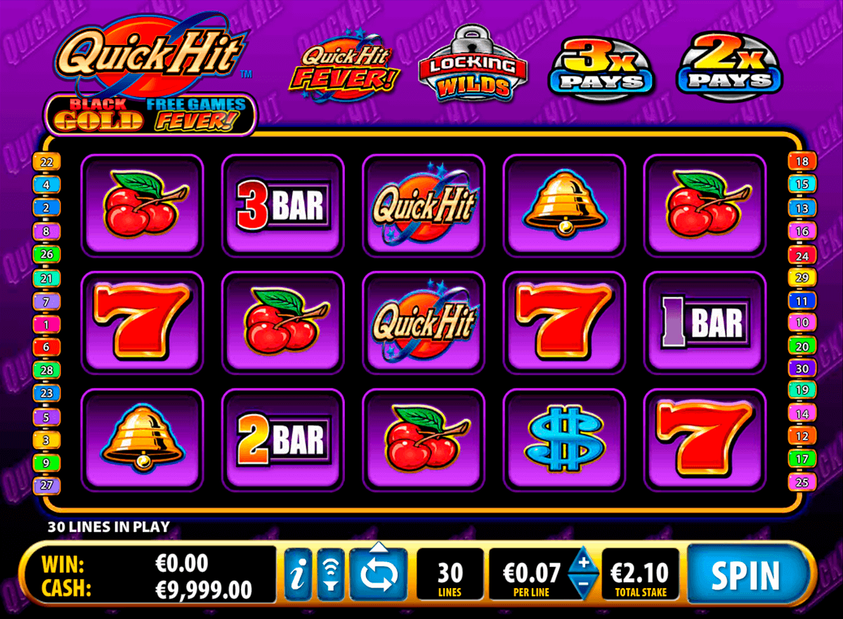 Play Quick Hit Slots For Free