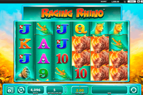 raging rhino wms free slot