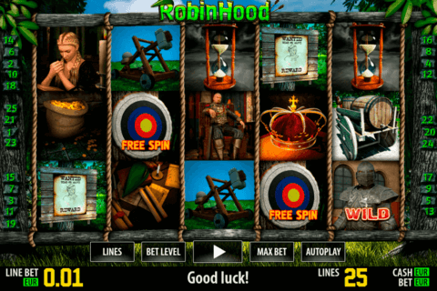 Robin Hood HD slot machine with no download