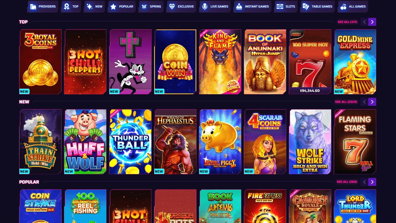 Roby Casino Games in Canada