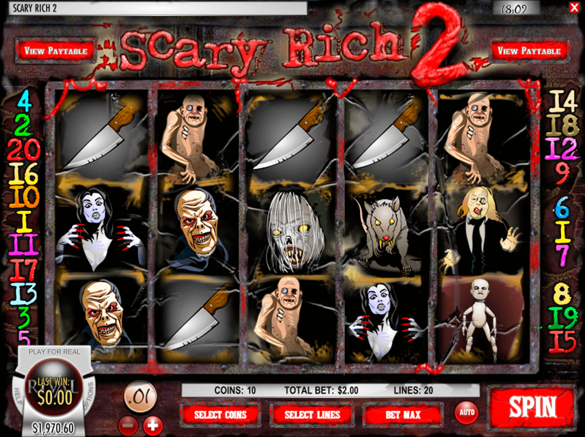 Play Scary Rich 2 Slot Machine Free with No Download