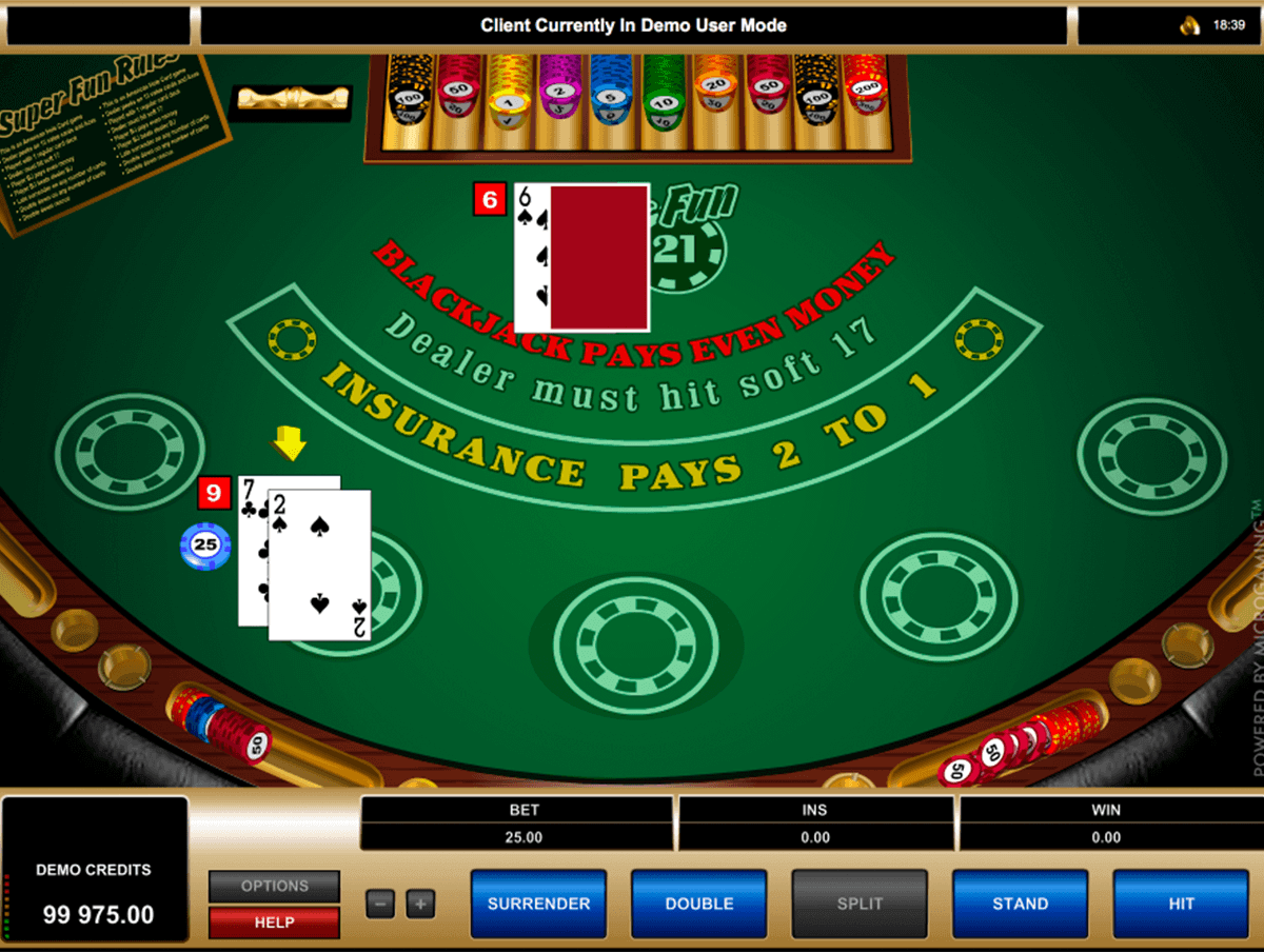 blackjack online for fun no money
