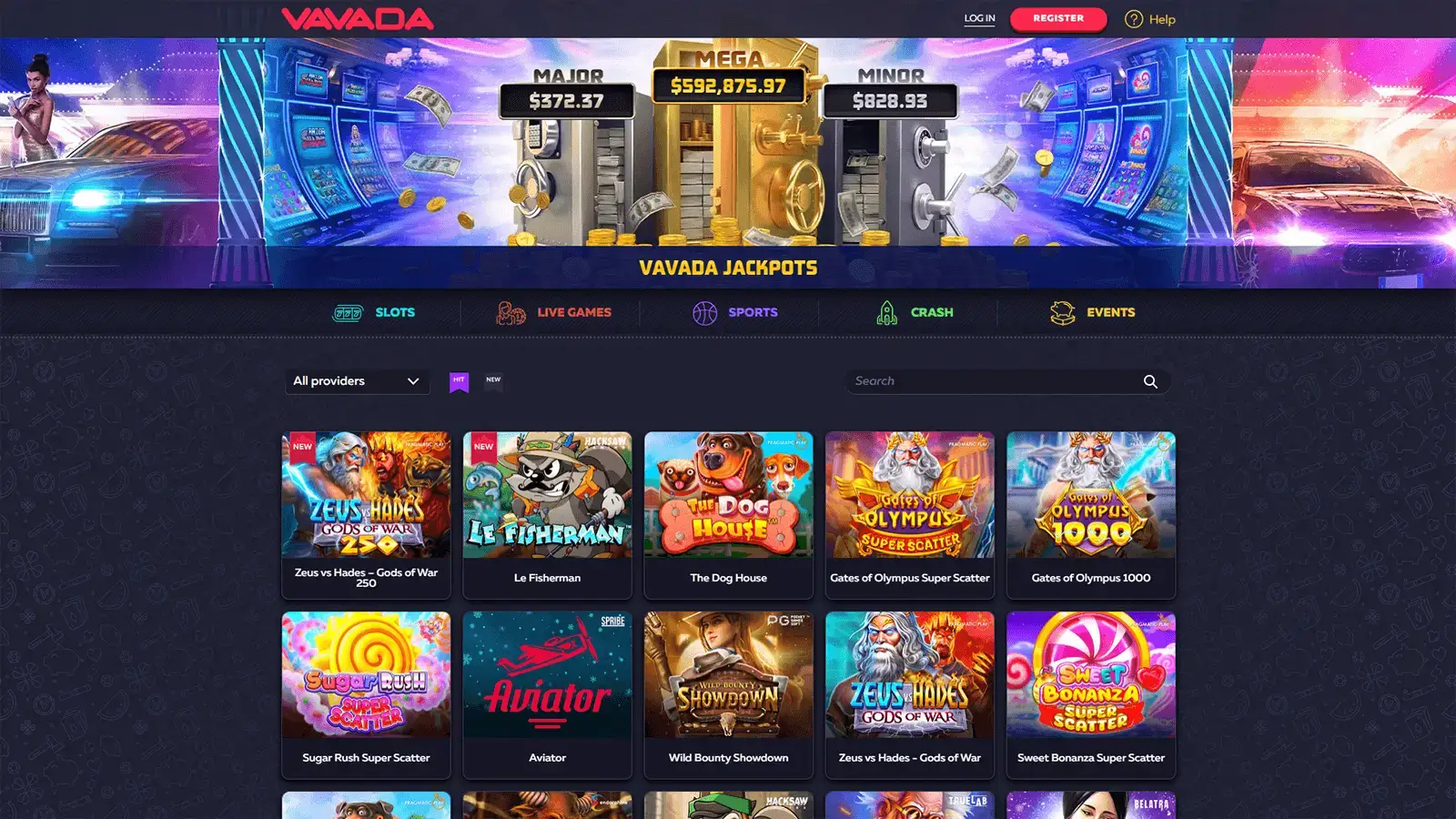 Vavada Casino Homepage in Canada