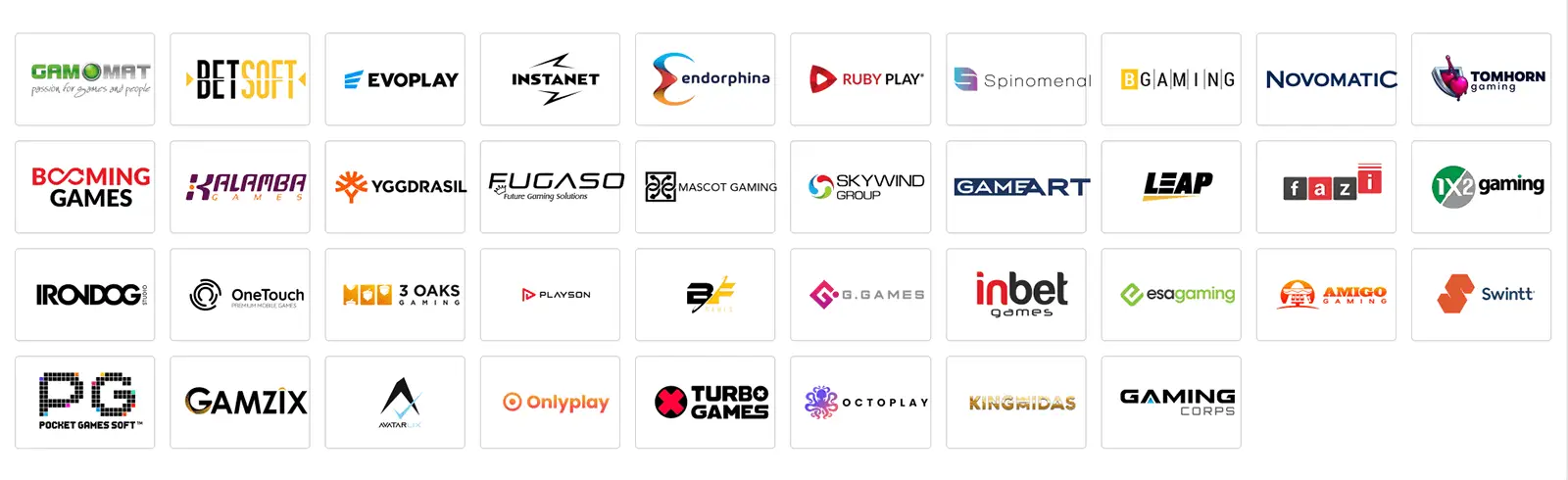 WikiLuck Casino Game Developers