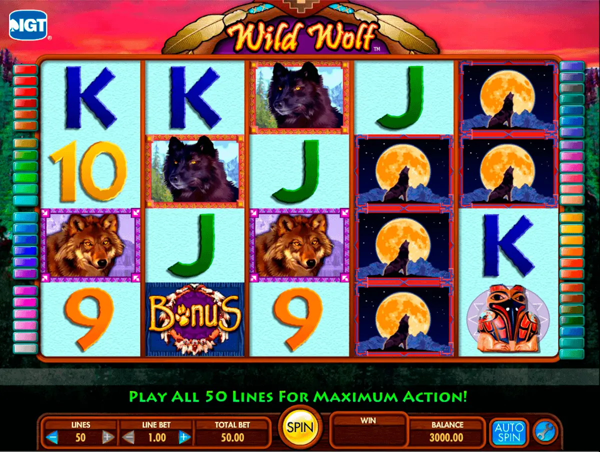 wild wolf igt free slot 